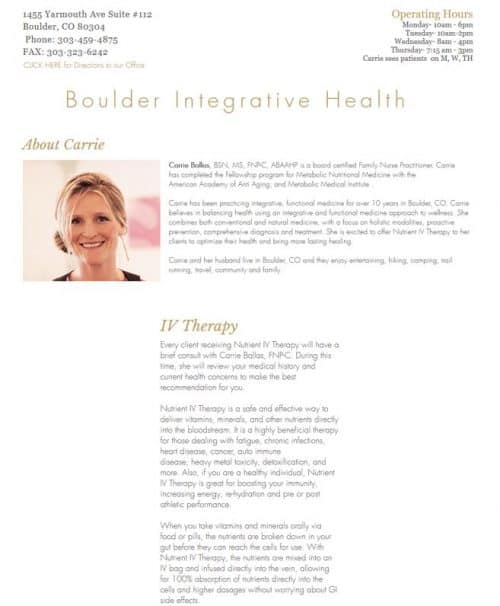 Boulder Integrative Health — Holistic Health Care