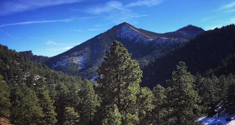 green bear trail hike boulder