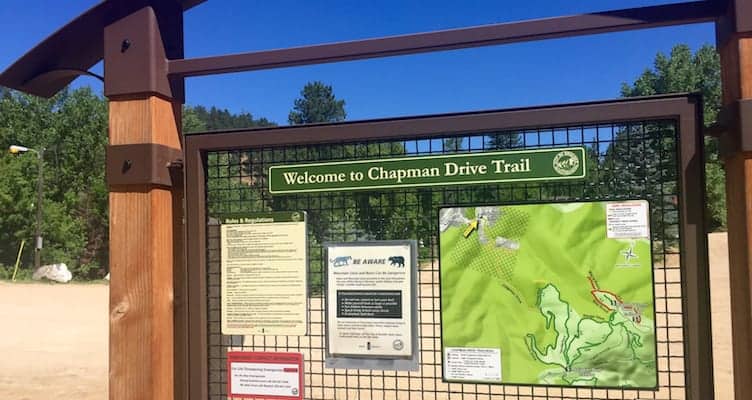 chapman tenderfoot trail hike boulder co
