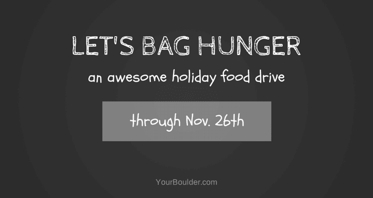 LET'S BAG HUNGER boulder food drive