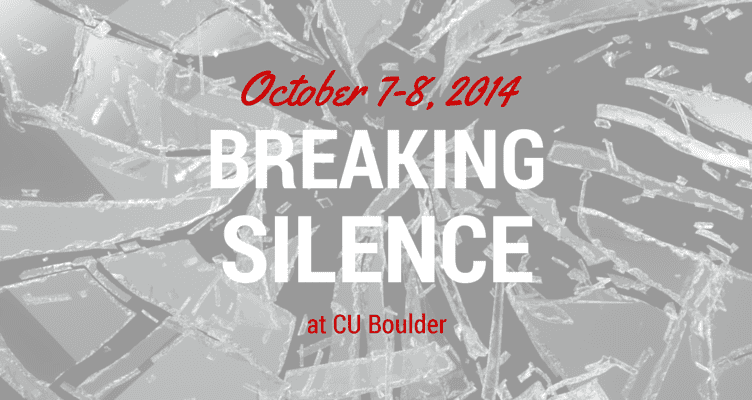breaking silence cu boulder