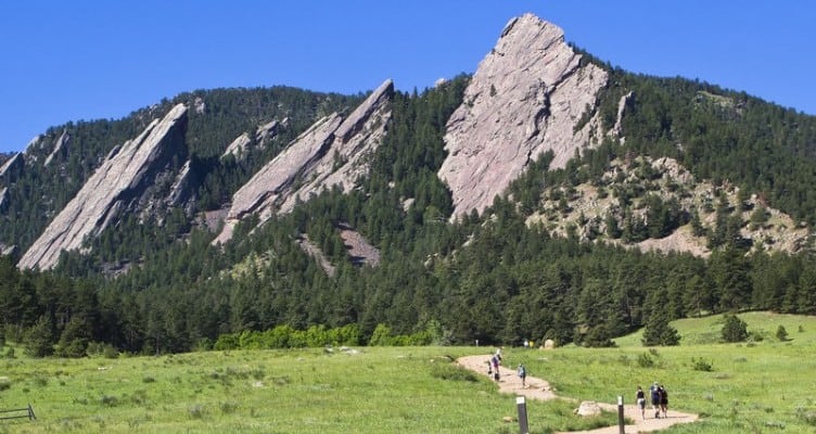 boulder flatirons