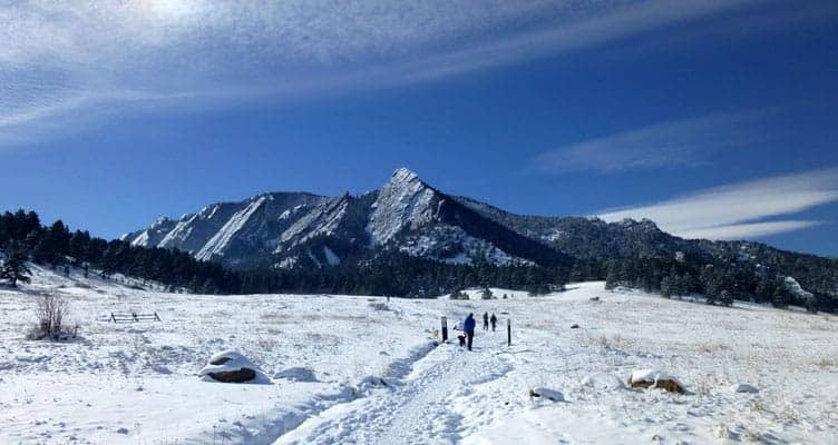 Winter in Boulder, Colorado
