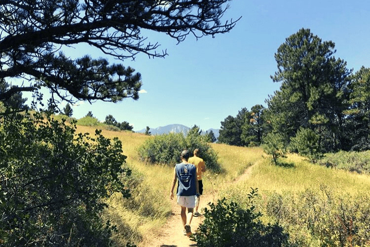 Marshall Mesa - fall trails in Boulder