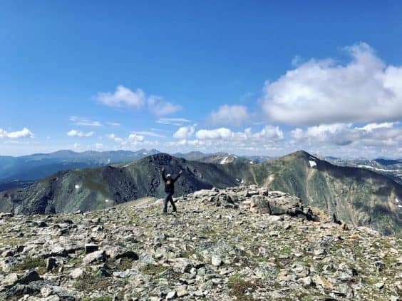 summit james peak hike boulder