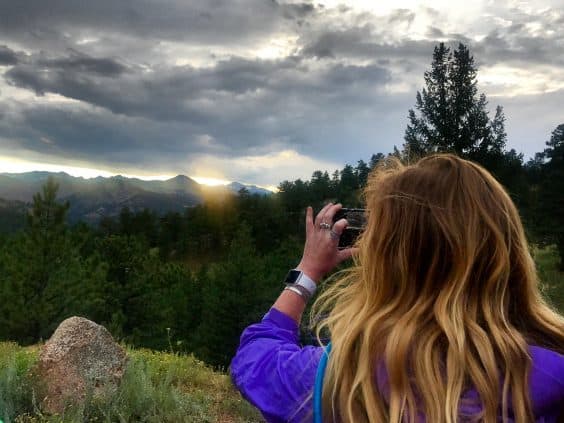 sunset hike boulder co