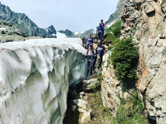 isabelle glacier hike 2
