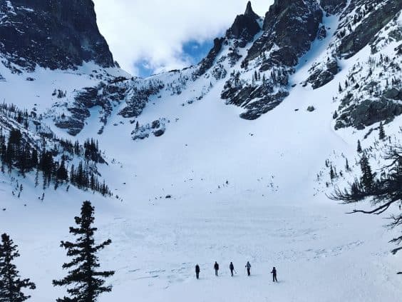 emerald lake RMNP winter