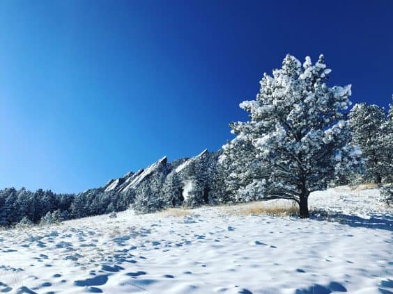 boulder chautauqua hike winter 2