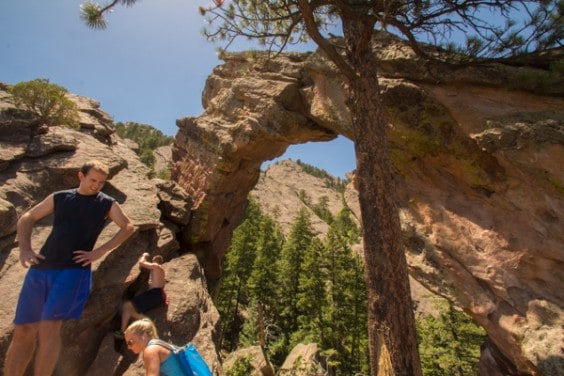 royal arch hiking boulder 6