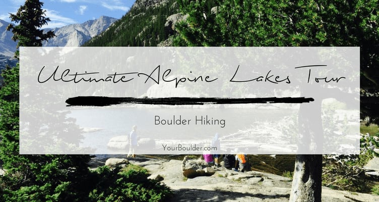 hike boulder alpine lakes