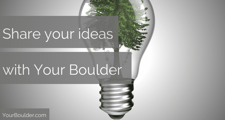 your boulder ideas