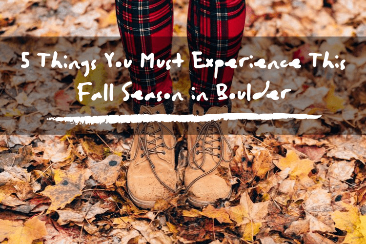 Fall season in Boulder