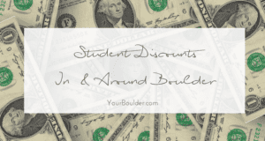 student discounts boulder